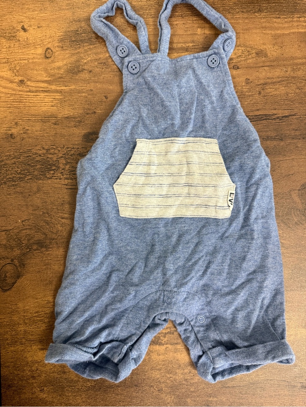 ⭐️5 for $20⭐️ Blue Toddler Romper with Front Pocket 6-12M